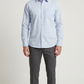 Mason Blue Dress Shirt Light Blue on model