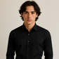 Mason Blue Dress Shirt Black