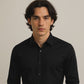 Mason Blue Dress Shirt Black